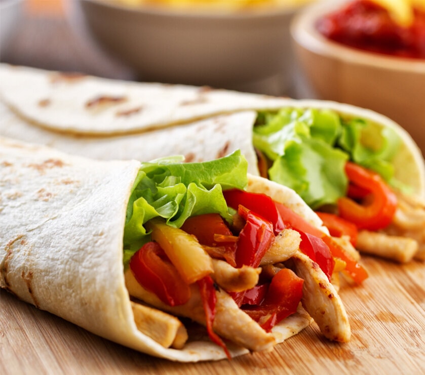 Warm Chicken Pita Wrap Recipe | Optifast ME